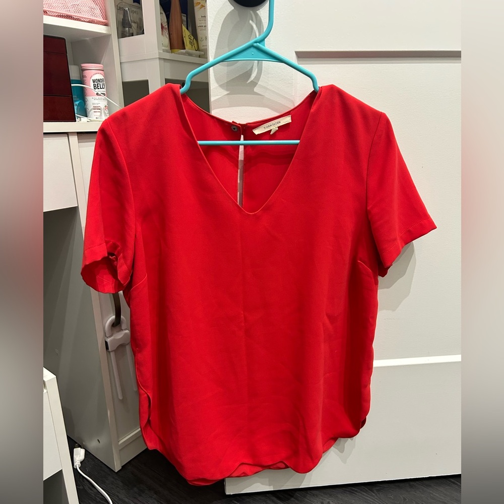 Stitch fix 41 hawthorn scalloped blouse